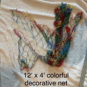 Colorful Decorative Net  - Multicolor